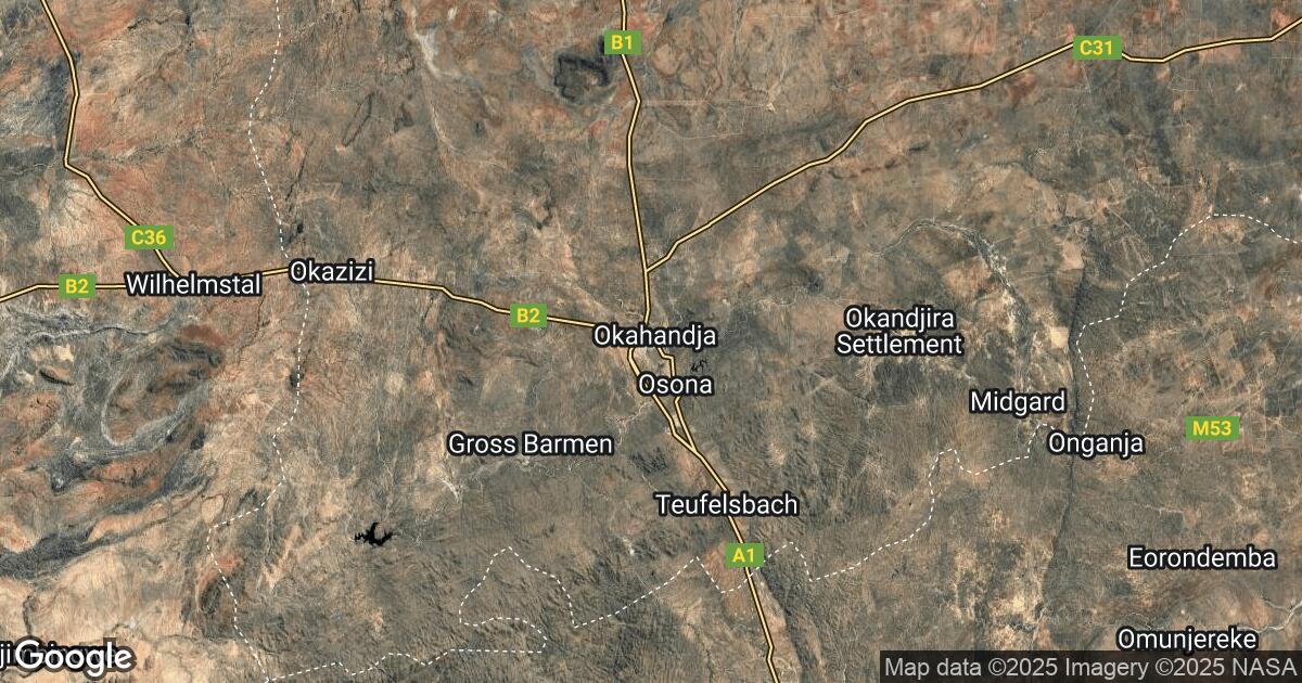 197.243.231.108 Okahandja, Otjozondjupa Region, 🇳🇦 Namibia