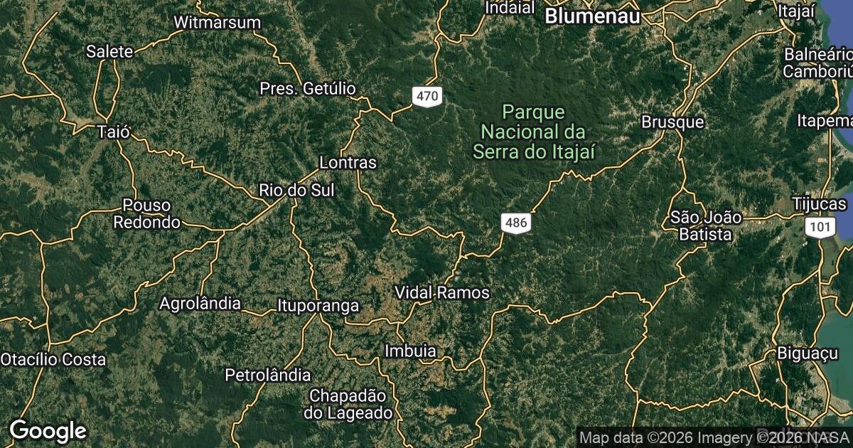 170.150.0.0 Presidente Nereu, Santa Catarina, 🇧🇷 Brazil