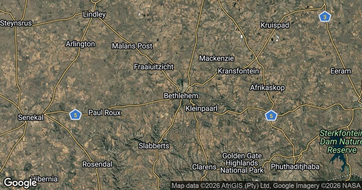 358.278.820.657 Bethlehem, Free State, 🇿🇦 South Africa