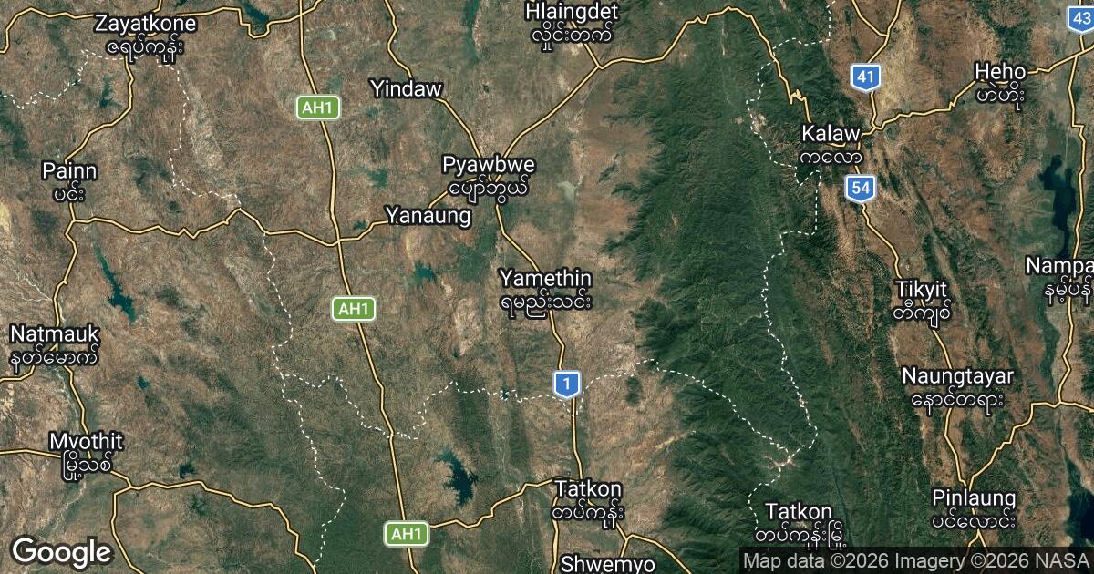 69.160.19.0 Yamethin, Mandalay Region, 🇲🇲 Myanmar