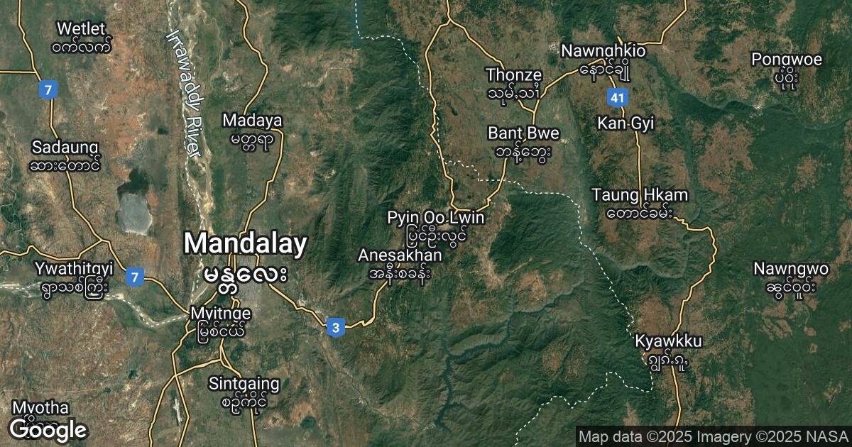 61.4.64.7 Pyin Oo Lwin, Mandalay Region, 🇲🇲 Myanmar