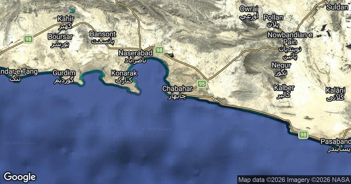 78.38.108.0 Chabahar, Sistan and Baluchestan, 🇮🇷 Iran