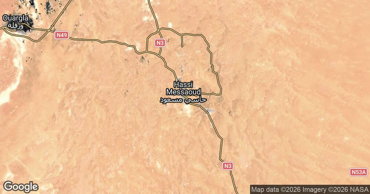 196.41.255.0 Hassi Messaoud, Ouargla, 🇩🇿 Algeria