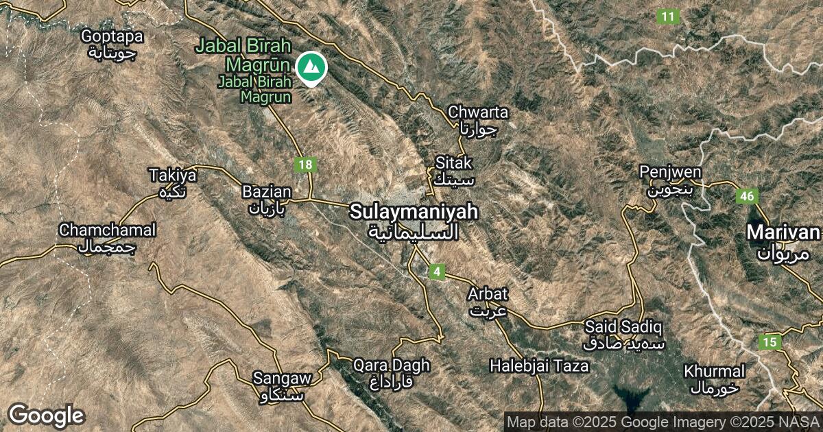 130.193.199.64 As Sulaymānīyah, Sulaymaniyah, 🇮🇶 Iraq