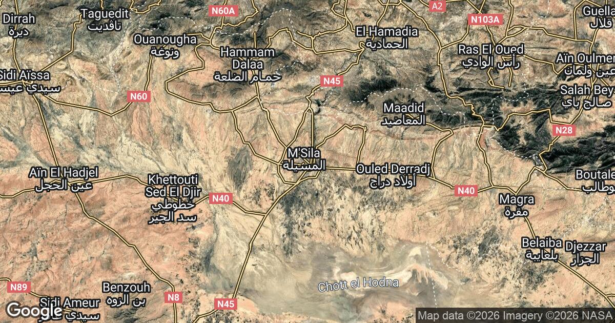 105.98.235.193 M'Sila, M'Sila, 🇩🇿 Algeria