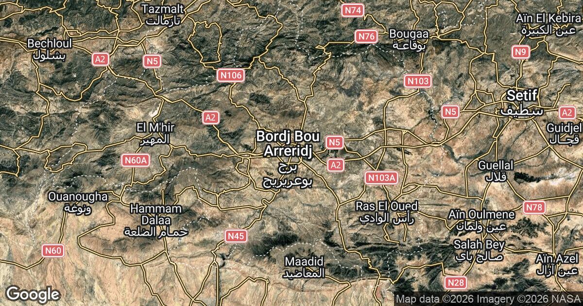 105.235.136.0 Bordj Bou Arreridj, Bordj Bou Arréridj, 🇩🇿 Algeria