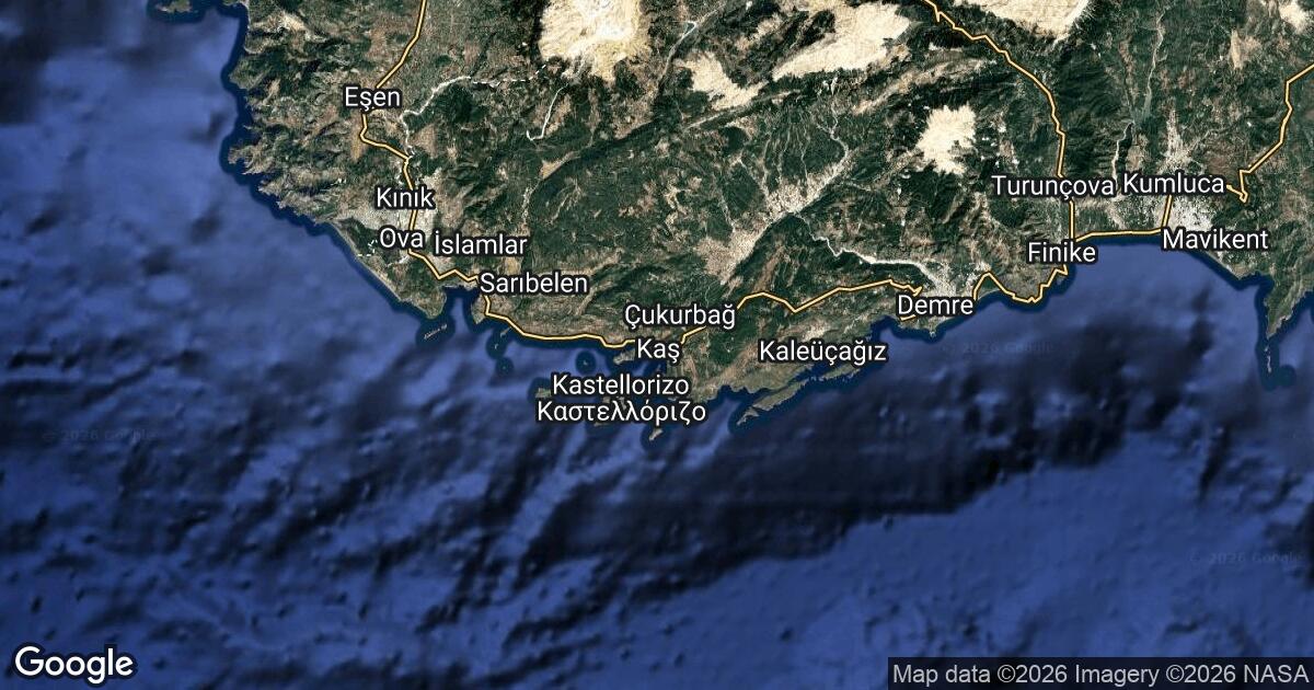 85.107.104.0 Kaş, Antalya, 🇹🇷 Turkey
