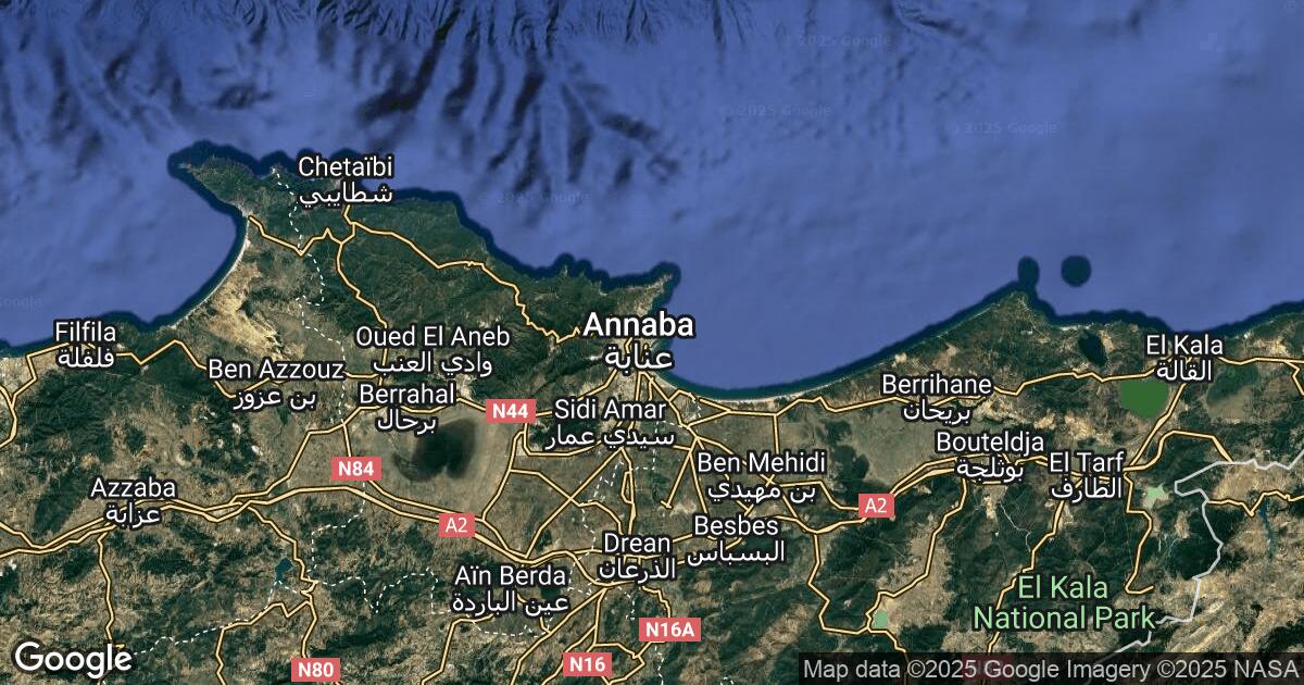 105.104.0.0 Annaba, Annaba, 🇩🇿 Algeria