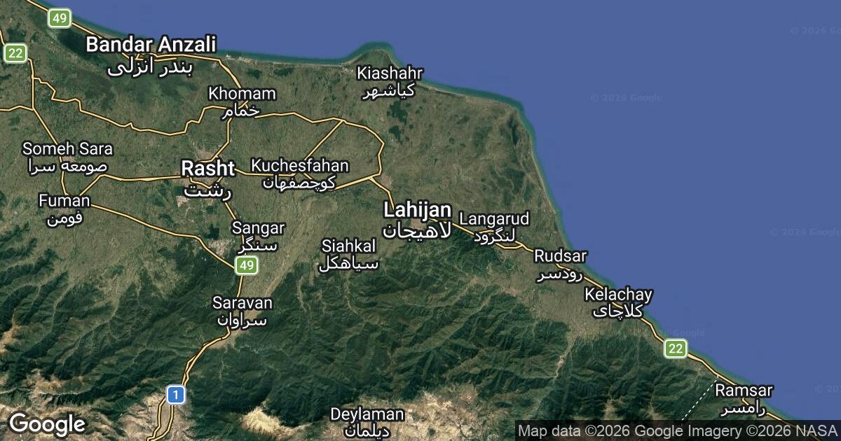 109.95.68.0 Lāhījān, Gilan Province, 🇮🇷 Iran