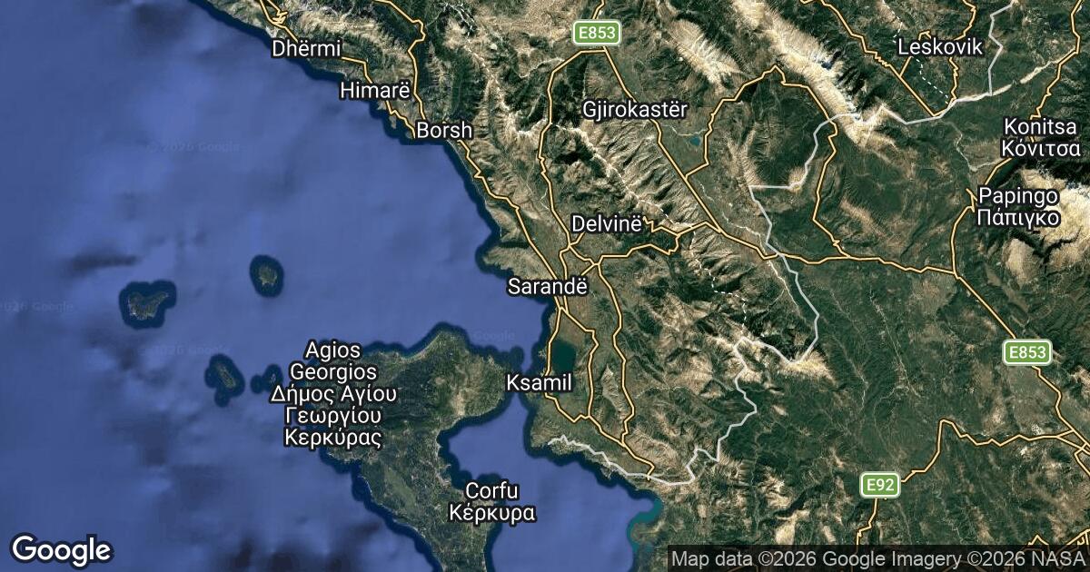 192.109.220.0 Sarandë, Vlorë County, 🇦🇱 Albania