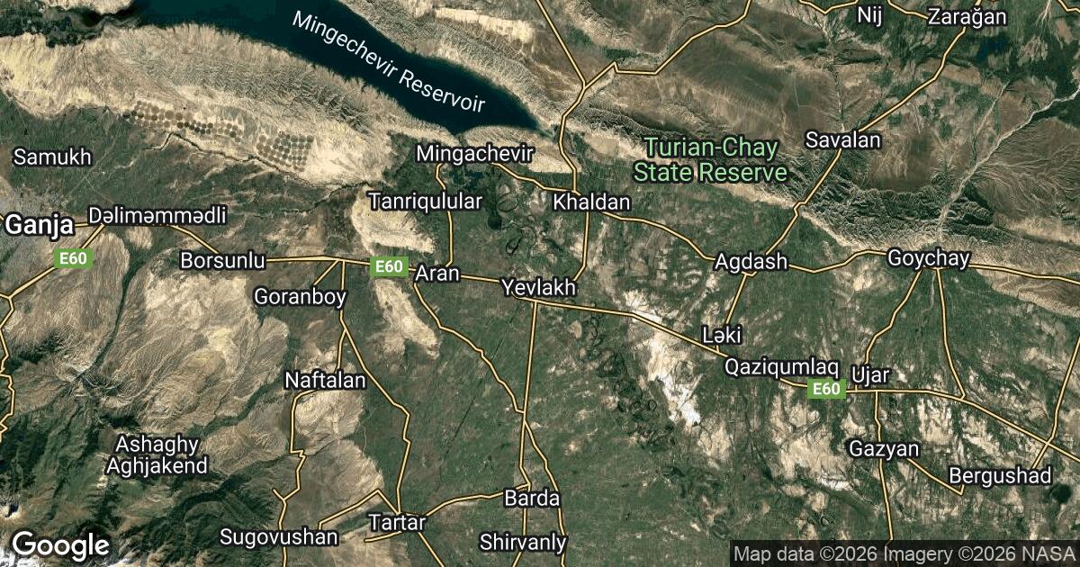 46.23.100.0 Yevlakh, Yevlax City, 🇦🇿 Azerbaijan