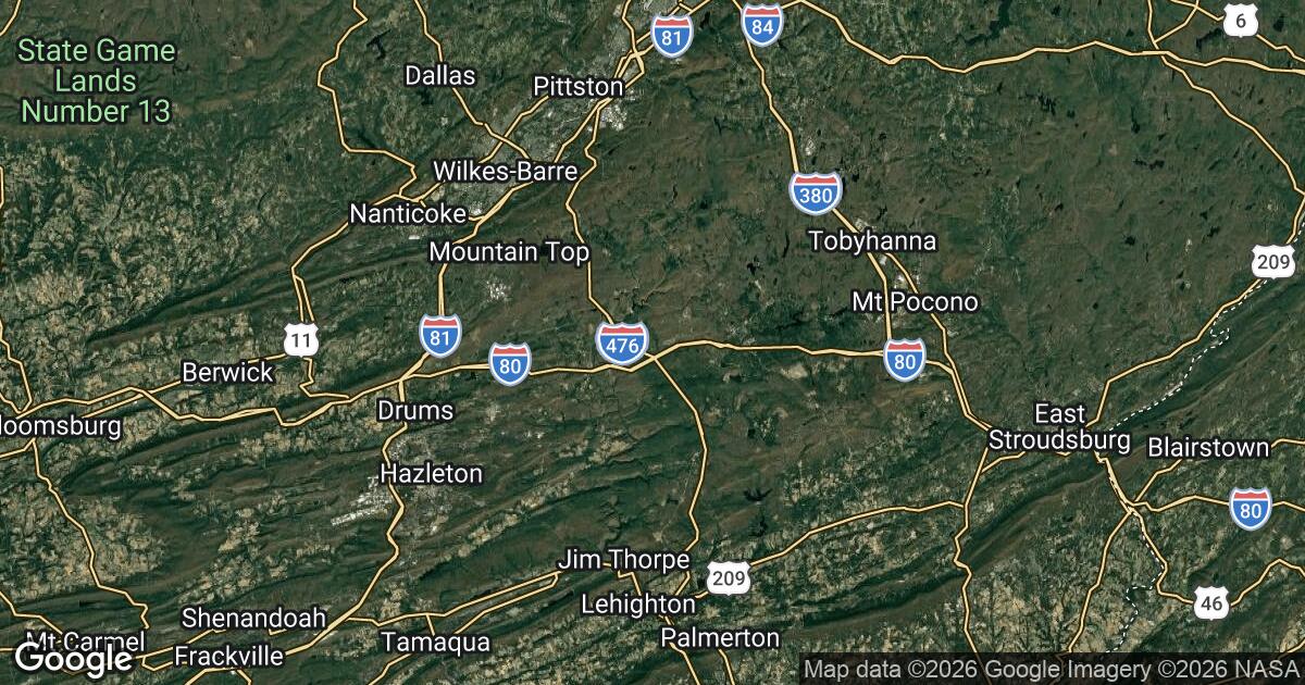 72.9.30.7 Pocono Mountain Lake Estates, Pennsylvania, 🇺🇸 USA