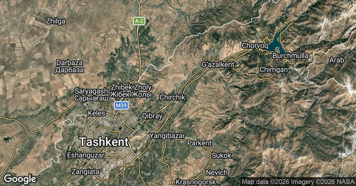 92.38.8.0 Chirchiq, Tashkent Region, 🇺🇿 Uzbekistan