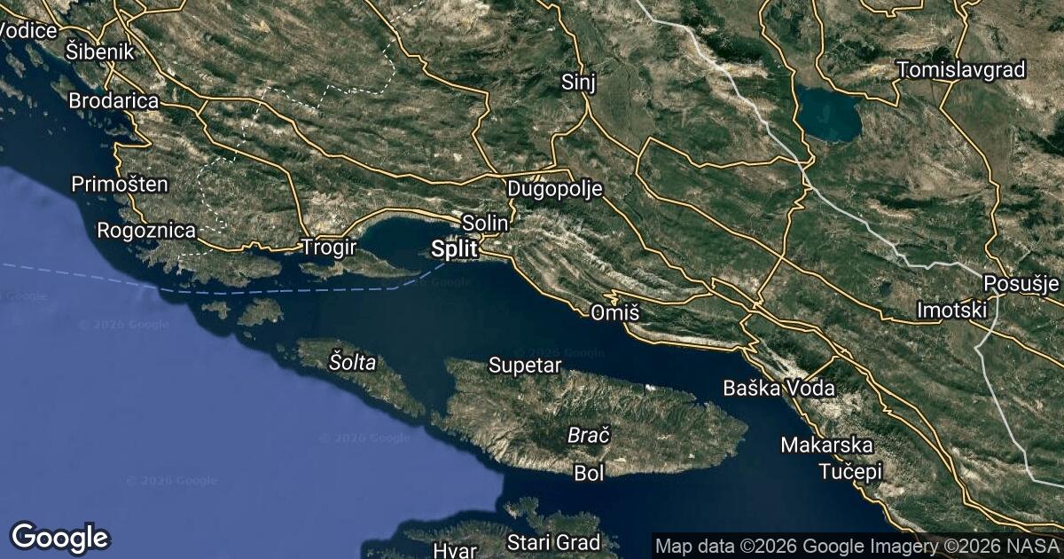 89.164.192.0 Podstrana - Grbavac, Split-Dalmatia, 🇭🇷 Croatia
