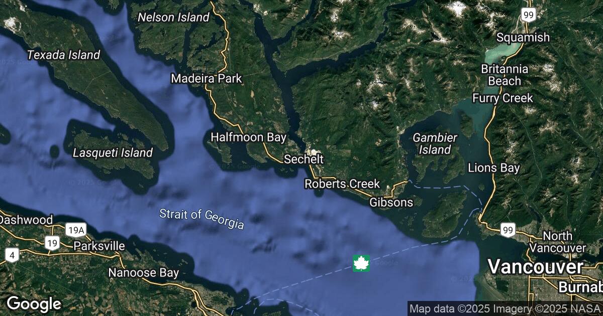 24.207.96.0 Sechelt, British Columbia, 🇨🇦 Canada